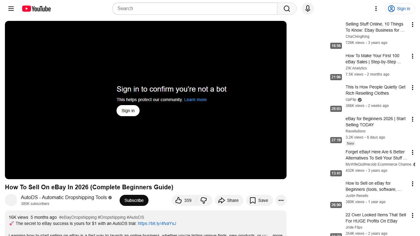 How To Sell On eBay In 2026 (Complete Beginners Guide) - YouTube